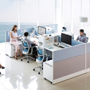 Luxdezine Office Workstation Employees Working