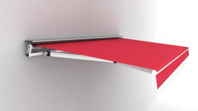 Luxdezine Retractable Awning 3D Red White
