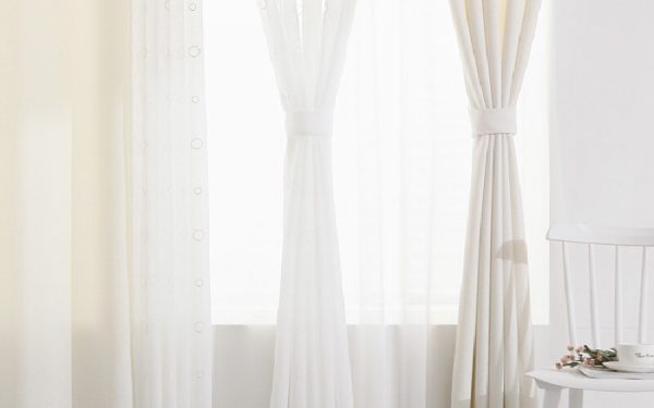 Luxdezine Sheer Curtains Brant Silver